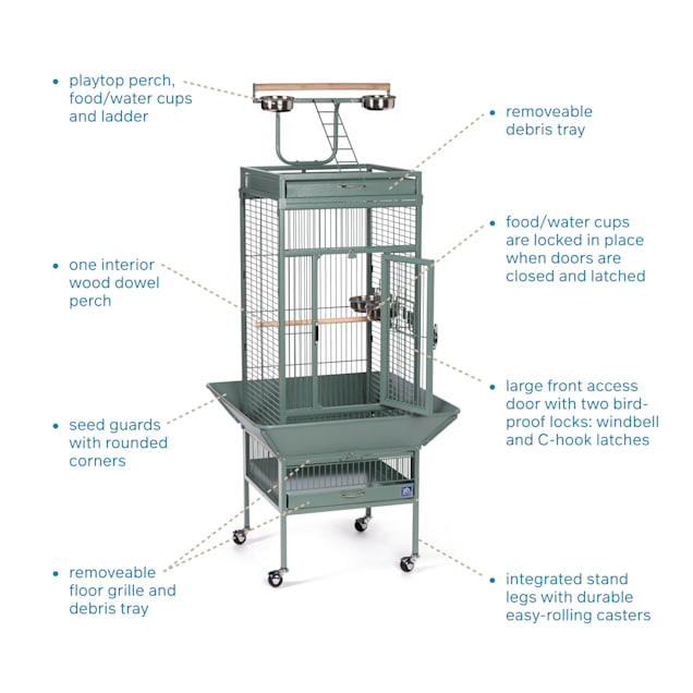 Prevue Pet Products Signature Select Series Wrought Iron Bird Cage