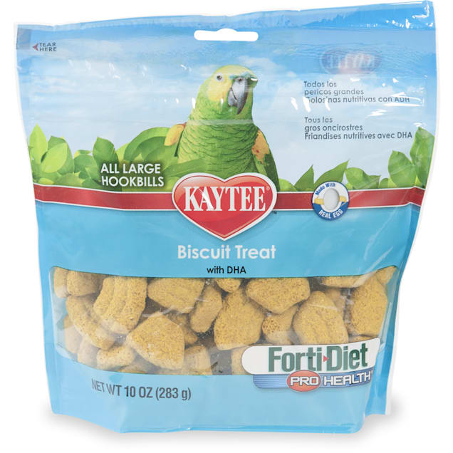Kaytee Forti-Diet Pro Health Biscuit Treat for Large Hookbills, 10 oz. - Carousel image #1