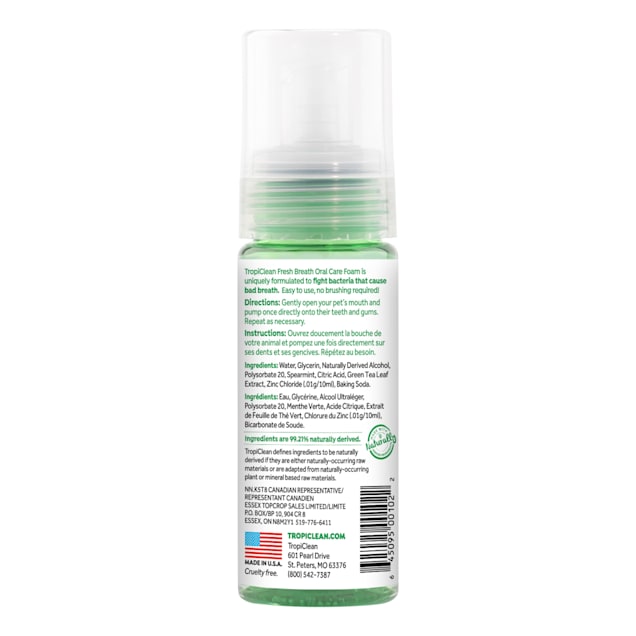 Fresh breath foam for dogs 2025