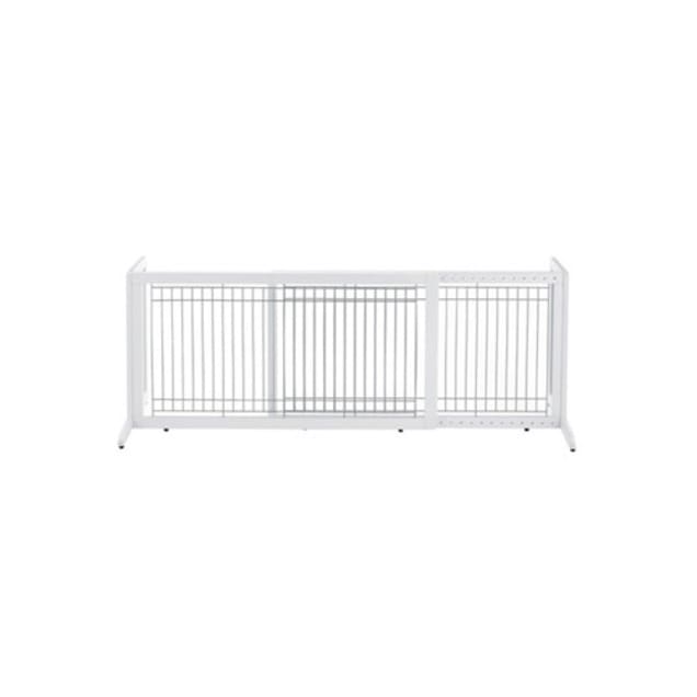 公式】 Richell Freestanding Pet Gate, Large, Origami White by Richell 