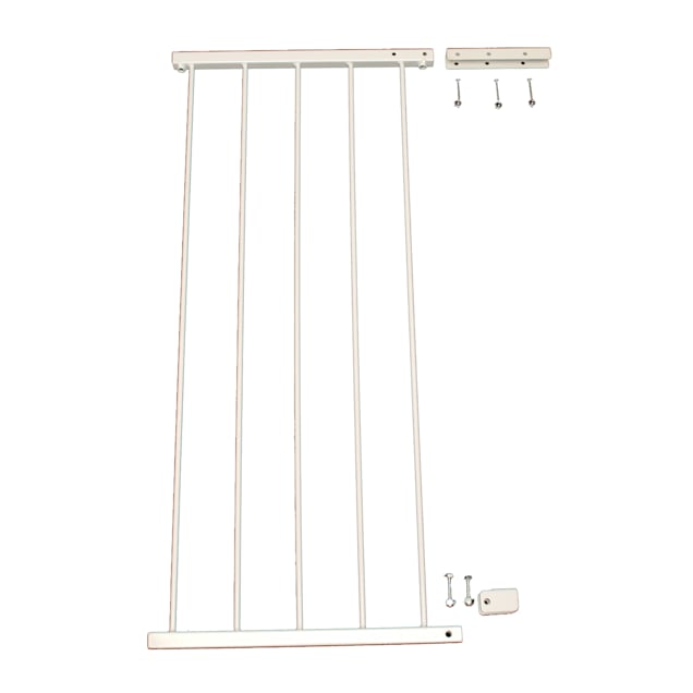 Cardinal Gates White Pet Duragate Extension, 1" L X 12.5" W X 29.5" H - Carousel image #1
