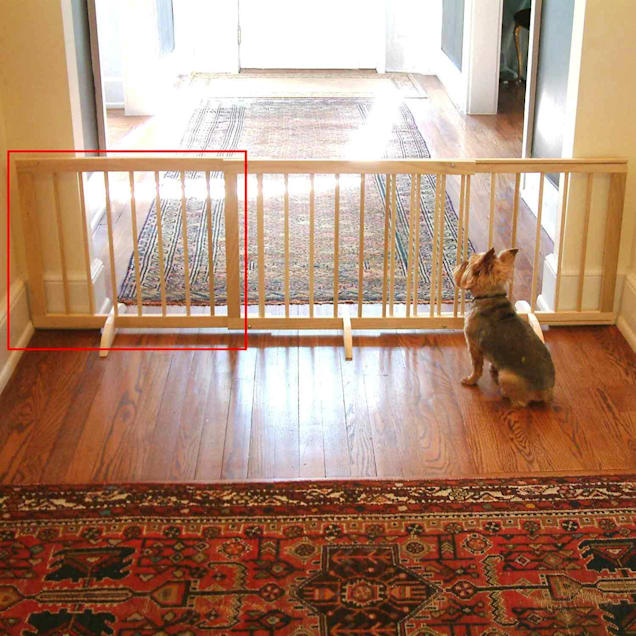 Cardinal Gates Natural Wood Step-Over Pet Gate Extension, 1" L X 22" W X 20" H - Carousel image #1