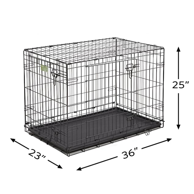 MidWest Metal Double Door i-Crate Dog Cage, 24 x 18 x 19
