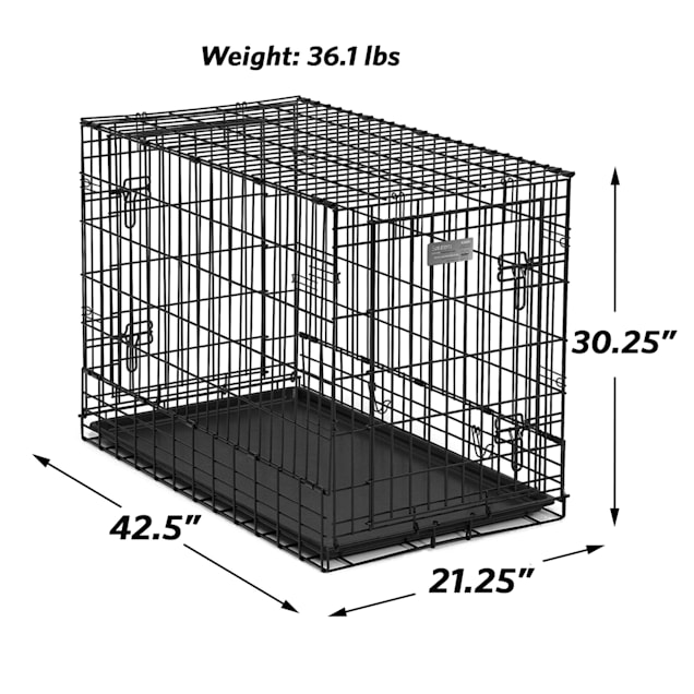 Midwest Solution Series Side by Side Double Door SUV Dog Crate 42