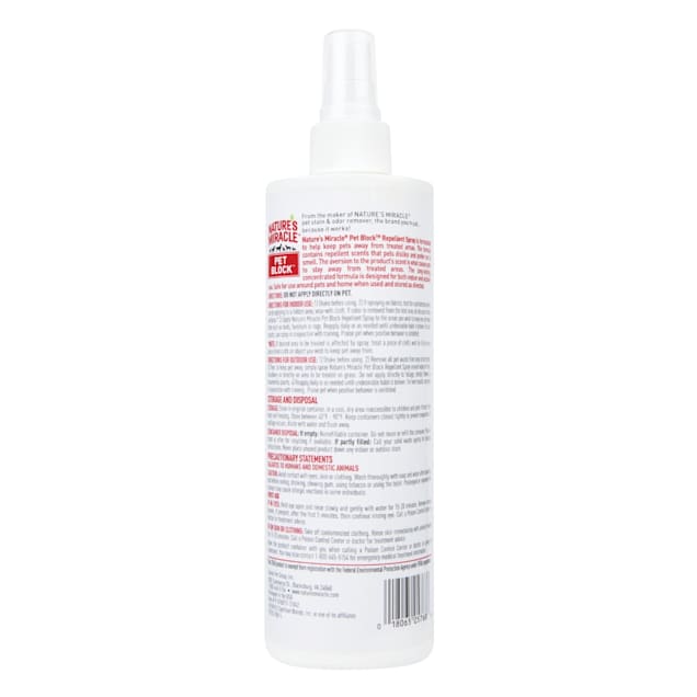 Nature s Miracle Pet Block Repellent Spray 16 fl. oz