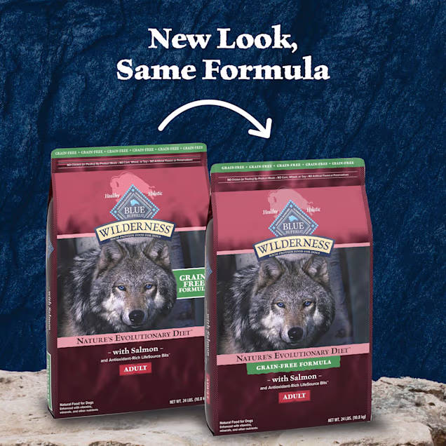 Blue Buffalo Wilderness Grain Free Adult Dog Food - Salmon - 4.5 lb.