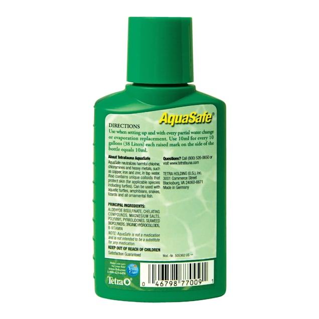 TetraFauna AquaSafe Reptile & Amphibian Water Conditioner, 3.38 oz.