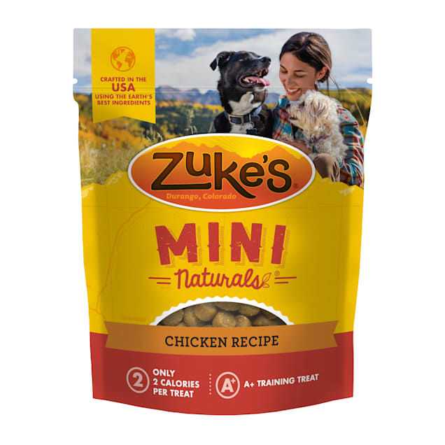 Zuke s Mini Naturals Soft and Chewy Chicken Recipe Training Dog