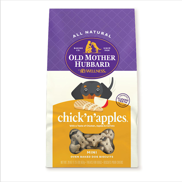 Old Mother Hubbard Crunchy Classic Natural Chick'N'Apples Mini Dog Biscuits, 20 oz - Carousel image #1