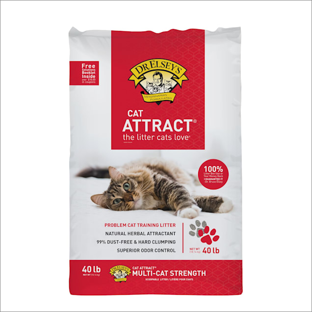 Dr. Elsey's Cat Attract Clumping Clay Cat Litter, 40 lbs. - Carousel image #1