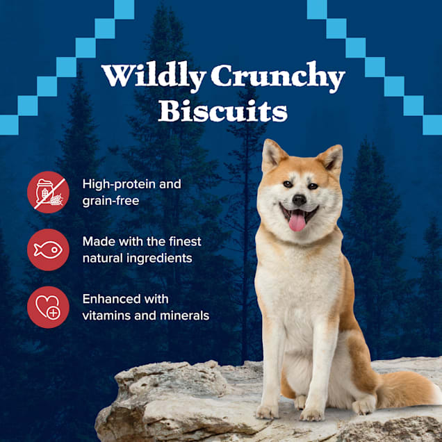 Blue Buffalo Blue Wilderness Trail Treats Salmon Biscuits Dog