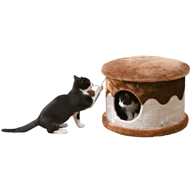 TRIXIE DreamWorld Plush Cat House Petco