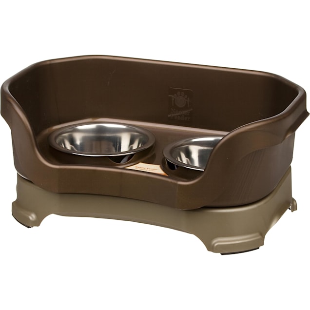 Neater Feeder Elevated Dog Bowls, Bronze, Small