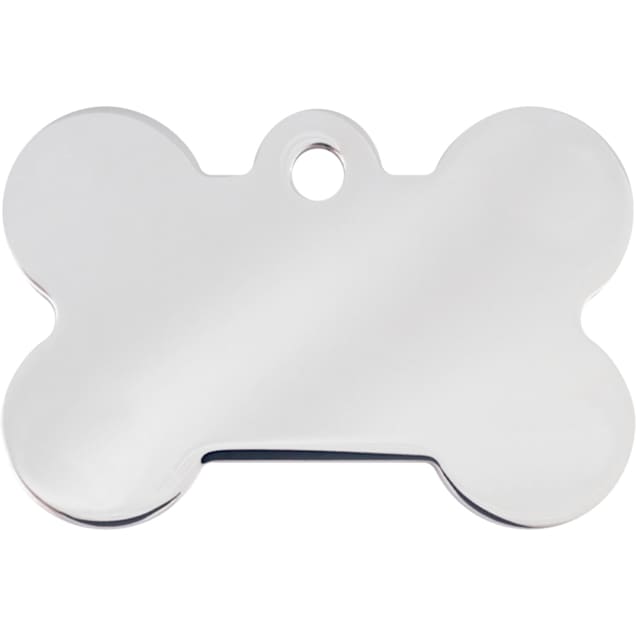 Quick-Tag Personalized NFL Bone Dog ID Tag, Large, Detroit Lions