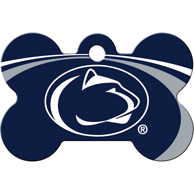 Quick-Tag Penn State Lions NCAA Bone Personalized Engraved Pet ID Tag - Carousel image #1