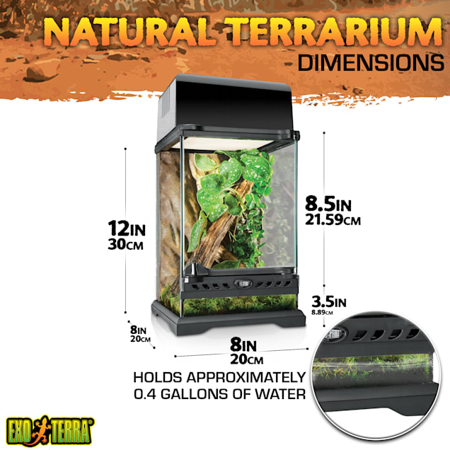 Exo-Terra Nano Glass Terrarium, 8