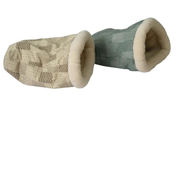 K H Teal Kitty Crinkle Sack Cat Hideaway 18