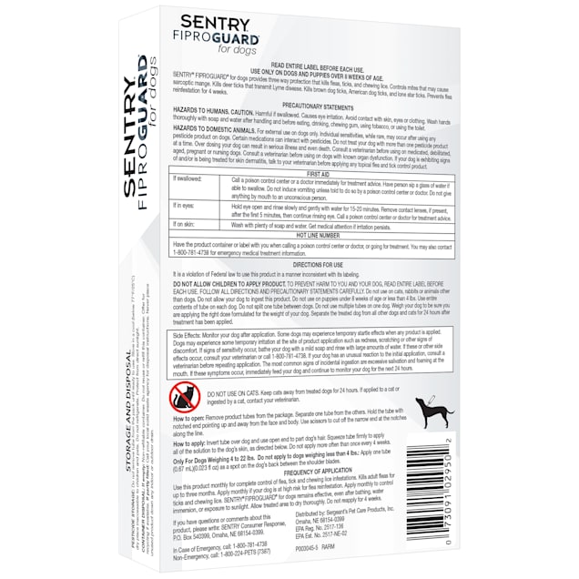 Sentry capguard flea tablets for best sale dogs