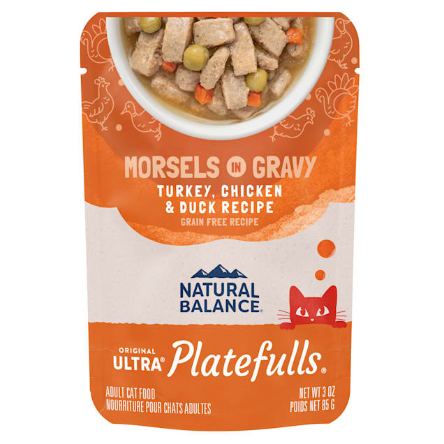 Natural Balance Platefulls Turkey Chicken Duck Formula in Gravy