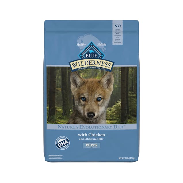 Blue Buffalo Blue Wilderness Puppy Chicken Recipe Dry Dog Food, 11 lbs. - Carousel image #1