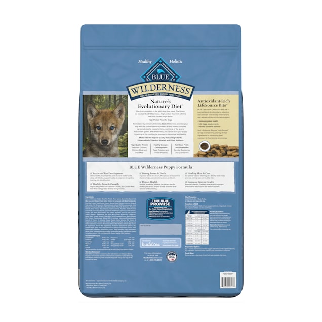 Blue Buffalo Natural Puppy High Protein Grain Free Dry Dog Food, lbs. | Petco