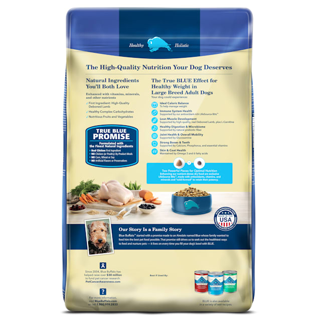 Large breed weight control dog food clearance