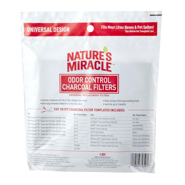 charcoal filters for odor control