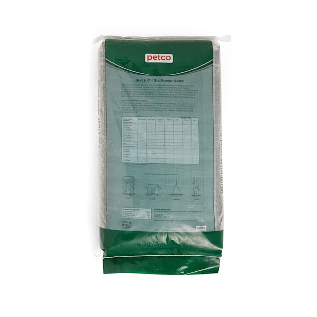Petco Black Oil Sunflower Seed Wild Bird Food 30 lb Bag