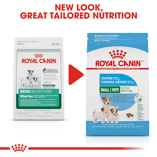 Royal Canin Size Health Nutrition Small Starter Mother And Babydog Dry Dog  Food, 2 lbs.