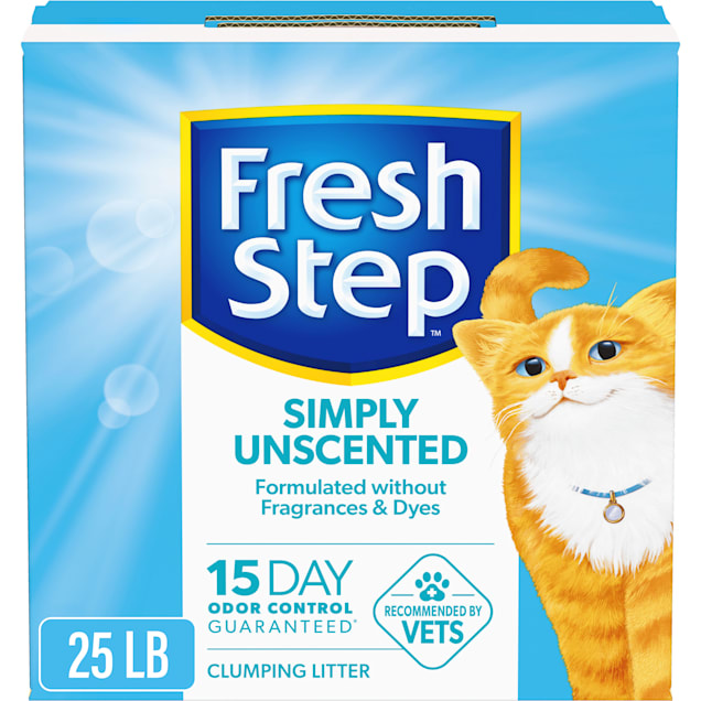 Fresh step unscented cheap clumping cat litter