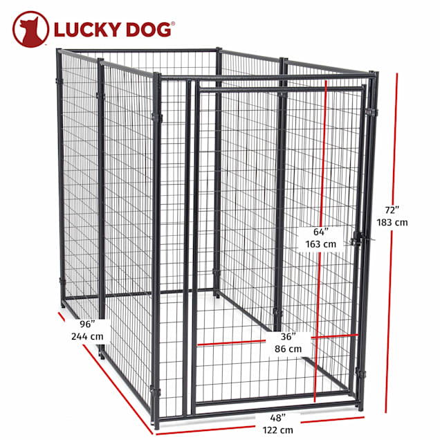 Welded dog kennel store