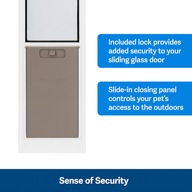 Petsafe freedom patio panel sliding hot sale glass pet door