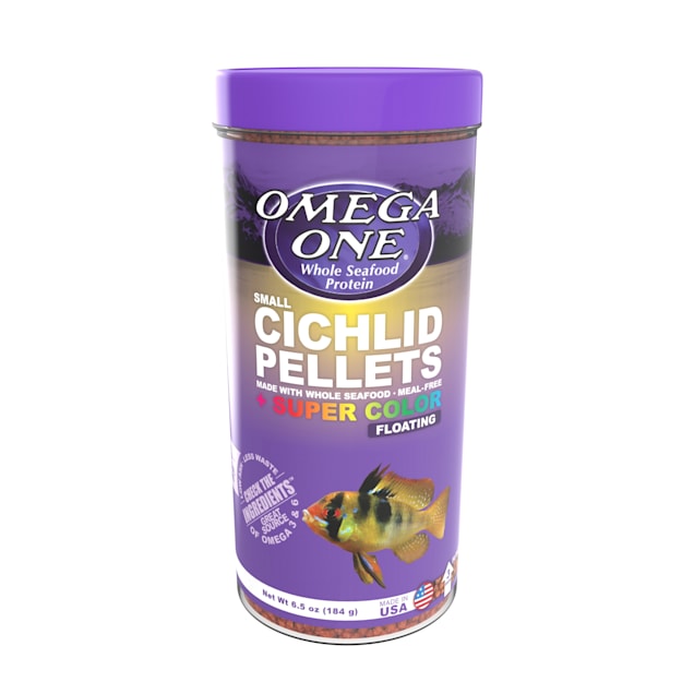 Omega One Cichild Small Floating Pellets 6.5 oz. Petco