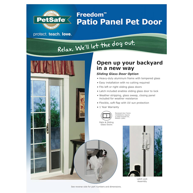 Petsafe sliding glass pet door installation 2025