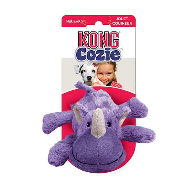 KONG Cozie Rosie Rhino Dog Toy, Medium Petco