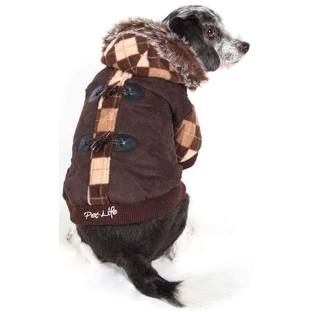 Brown dog jacket