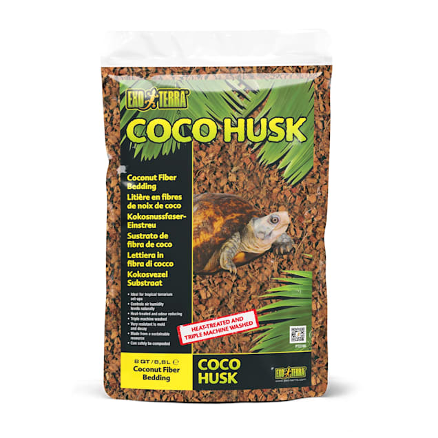 Exo-Terra Coco Husk Terrarium Substrate, 8 Quarts