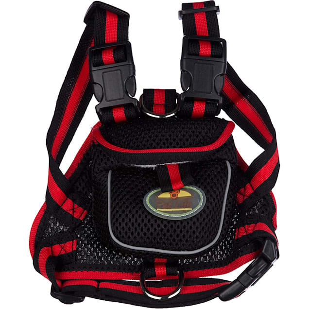 Pet Life Black Backpack Dog Harness, Large - Carousel image #1