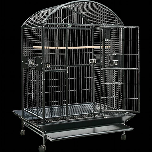 A E Cage Company Platinum Macaw Mansion Enormous X Large Dometop Bird Cage 48