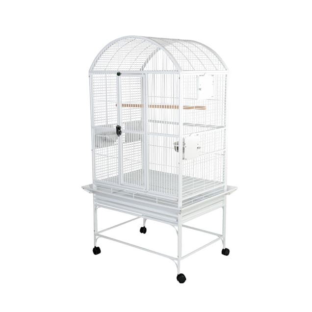 A&E Cage Company Black Palace Dometop Bird Cage, 32 L X 23 W X 63 H