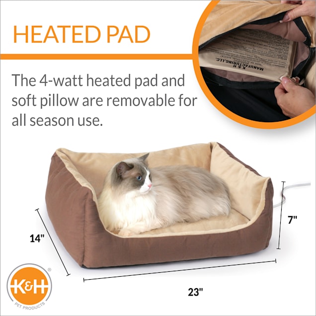 K and h heated pet clearance bed