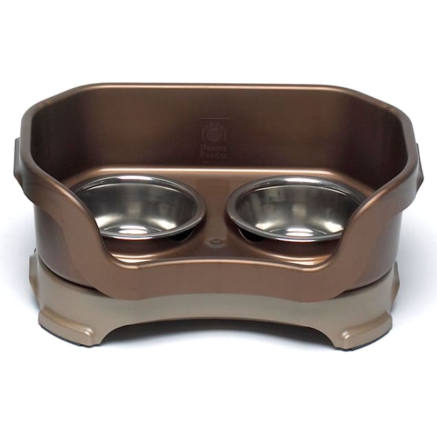 Neater Brands Bronze Elevated Cat Diner Bowl Height 3