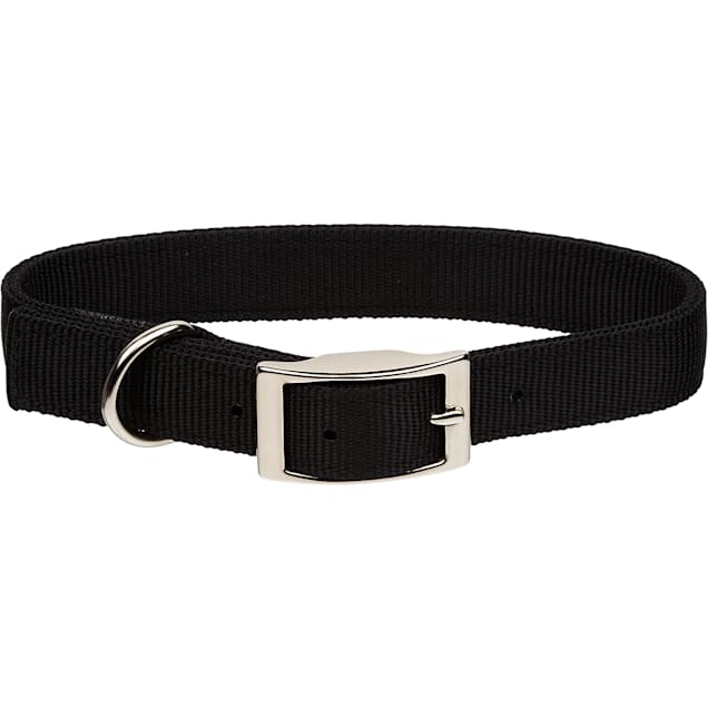 Coastal Pet Personalized Nylon Dog Collar Medium Black