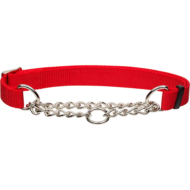 Coastal Pet Products Personalized Red Adjustable Check Training Collar ...