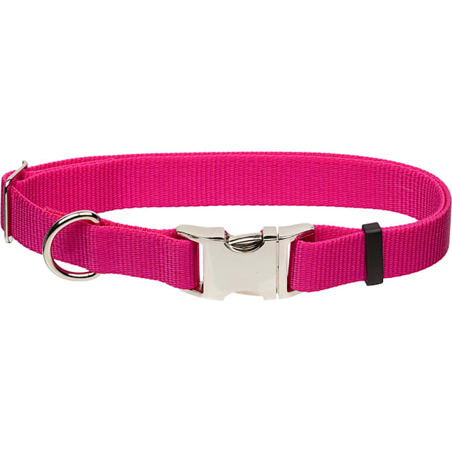 Luxury Designer Pink Monogram Dog Collar In XS, S, M, L, XL (Optional Leash)