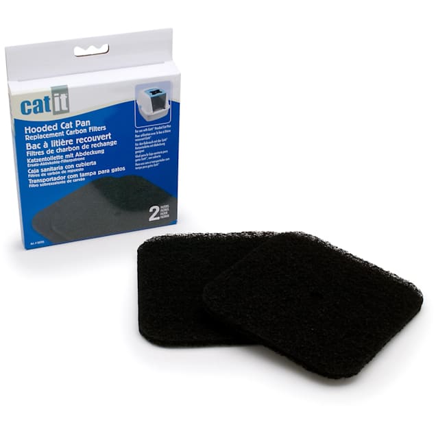 Hagen CatIt Cat Litter Box Replacement Carbon Filters, Pack of 2 filters - Carousel image #1