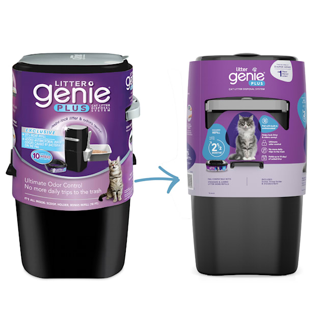 Litter Genie Plus Cat Litter Disposal System in Black 8