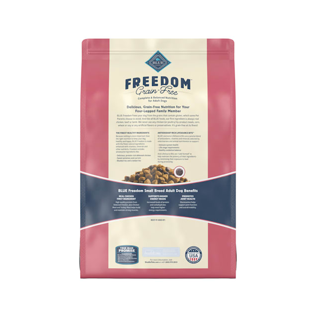 Blue freedom top small breed