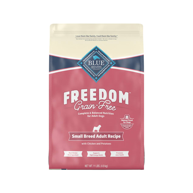 Blue Buffalo Blue Freedom Grain-Free Small Breed Adult Chicken Recipe Dry Dog Food, 11 lbs. - Carousel image #1