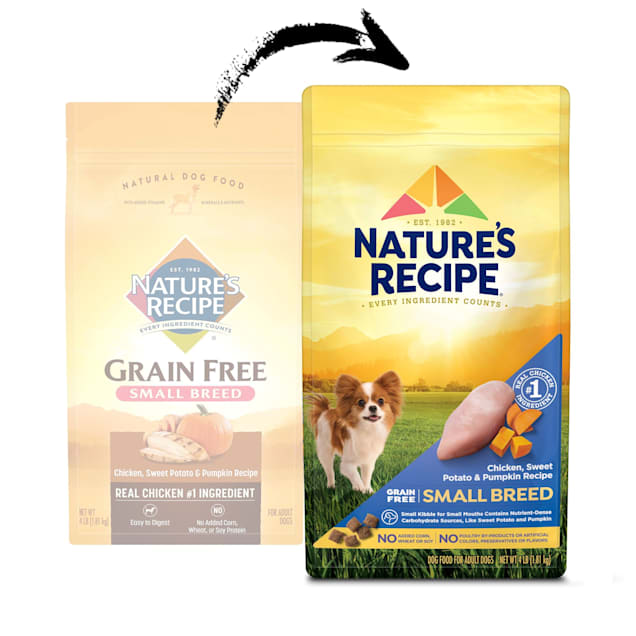 Nature's Recipe Grain-Free Chicken, Sweet Potato & Pumpkin Small Breed